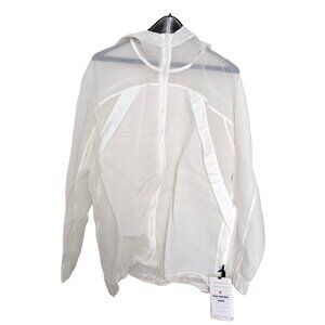 NWT Lululemon Women's White Clear Intention Hooded Jacket 10